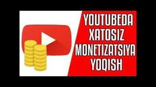 KANALNI MONETIZATSIYAGA ULASH