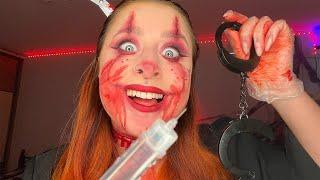 АСМР  СУМАСШЕДШИЙ КЛОУН-МАНЬЯК ПОХИТИЛ ТЕБЯ 🩸 ASMR MAD MANIAC CLOWN  KIDNAPPED YOU 