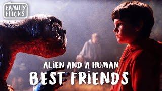 E.T. and Elliot Being Best Friends | E.T. the Extra-Terrestrial (1982) | Family Flicks