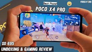 POCO X4 PRO 5G UNBOXING & GAMING TEST | POCO X4 PRO FREE FIRE GAMEPLAY,FF TEST HANDCAM GAMEPLAY 