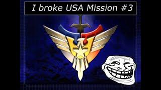 I completely broke USA Mission #3 by finding the hidden Buildings [C&C Generals Zero Hour]