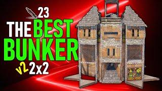 The BEST 2x2 v2 BUNKER Solo/Duo -  Rust Base Design