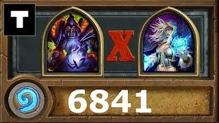 Hearthstone 6841 Rank 20 Warlock vs Mage!