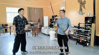 Director Yang commented on the martial arts sword of B-line杨导点评B线的武术剑