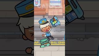 Glitch with suitcases in Toca Boca #tocaboca