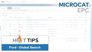 Microcat EPC - Hot Tip - Ford Global Search