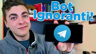 Migliori bot per gruppo Ignorante di Telegram (tra amici)