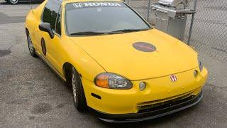 Honda Del sol Updates and NEW PAINT JOB!!!