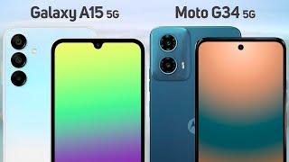 Samsung Galaxy A15 5G vs Motorola Moto G34 5G