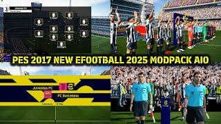 PES 2017 New eFootball 2025 Modpack AIO