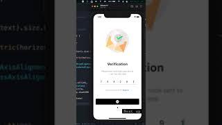 Flutter Verification Page UI #shorts