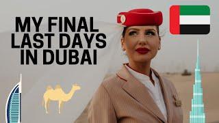 GOODBYE DU-BYE | Emirates Cabin Crew Flight Attendant Vlog