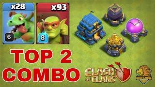 FULL KHO TRONG 1 PHÚT! TOP 2 COMBO FARM TỐT NHẤT TH12 Clash of clans | Akari Gaming