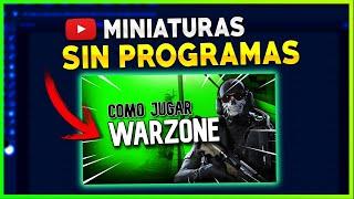 COMO HACER MINIATURAS SIN PROGRAMAS 2024 | GRATIS