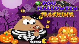 Pou Halloween Slacking Walkthrough