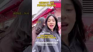 CHRISTY ZEE SEBELUM MAKAN CREPES #shorts #jkt48 #christyjkt48 #zeejkt48 #freyajkt48 #reaction