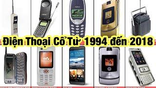 Các Dòng Điện Thoại Cổ Nokia từ năm 1994 đến 2018