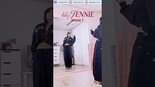 Jennie - Like JENNIE  chorus 1 #dancecover #dancetutorial