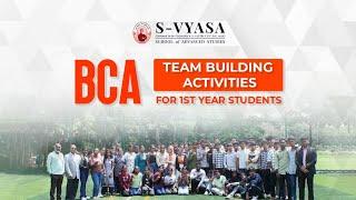 Team Building Activities for BCA Students at S-VYASA | Learntech Edu Solutions Pvt. Ltd.