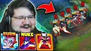 YES! FUNNEL INTO MY SHACO BOXES! (PINK WARD 1V5 CARRY)