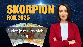 Skorpion ŚWIAT JEST U TWOICH STÓP Rok 2025 tarot