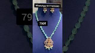 One gram gold jewellery at wholesale prices today collection #trendingjewellery #simplejewellery #be