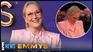 Meryl Streep’s PRICELESS Reaction to Being Compared to a Jockstrap | 2024 Emmys | E! News