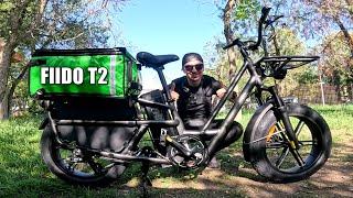 CURIER CU BICICLETA FIIDO T2 - Longtail Cargo E-bike