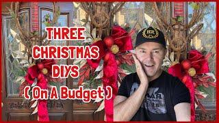 3 Christmas DIY Ideas On A Small Budget / Christmas Decorations 2024  / Ramon At Home