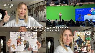 making my own magazine [uni vlog ep. 2]