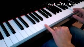 Interstellar OST - Hans Zimmer - Piano tutorial - First Step from Reynah version - Tutorial 1