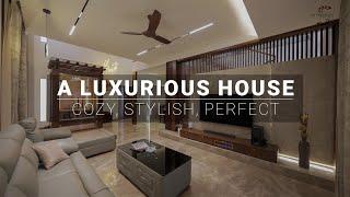 Modern Luxury Residence Architecture in JP Nagar, Bangalore by SR Creations | Home Tour