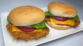 The BEST Chicken Burger Recipe | برجر دجاج لذيذ