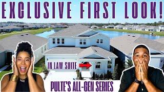 Exclusive FIRST Look at Pulte Homes All-Gen Models- Just Announced! (Single Family w/ In-Law Suite)