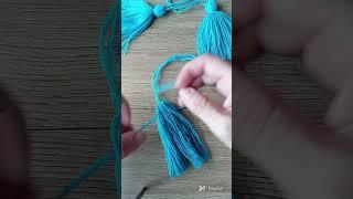 Ідеальні  Китиці( кутасики) кисточки из ниток. I how to make the tassel #шитье #knitting #вишиванки