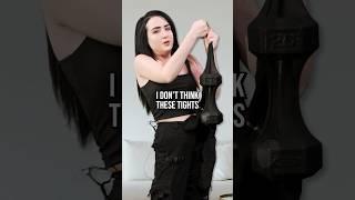 I DESTROYED TikTok's “Bulletproof” Tights!  #shorts