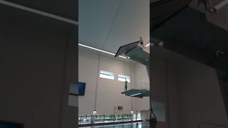 Backflip slide from the 10 meter!