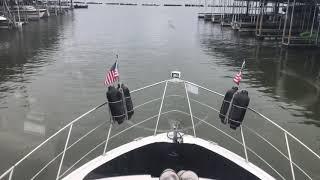 Boats of Dallas 2006 Carver 36 MY lake test 2/21/2019  video 1