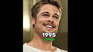 Brad Pitt evolution (1987-2024).#bradpitt #fightclub #legomasters