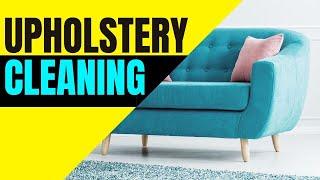 PROFESSIONAL UPHOLSTERY CLEANING // Get Rid Of Lines In Furniture // How To Clean A Couch //