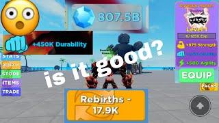 Testing new glitch at 17980 rebirth!! | Roblox Muscle Legends