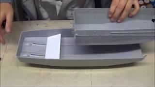 Building and RC-ing A Revell 1/35th Landing Craft part 2