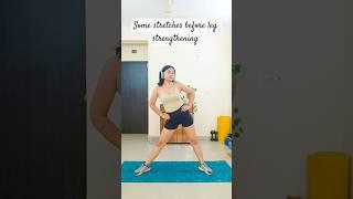 Some leg stretches before Strengthening. #fitness #sports #lifestyle #motivation #legs #music