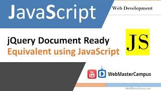 jQuery Document Ready Equivalent using JavaScript