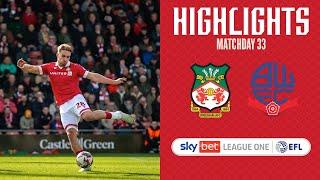 HIGHLIGHTS | Wrexham AFC v Bolton Wanderers