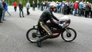 Minsk 125 classic racing motorcycle