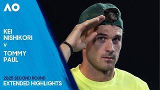 Kei Nishikori v Tommy Paul Extended Highlights | Australian Open 2025 Second Round