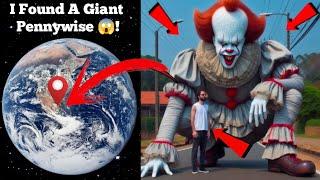 I Found Giant Pennywise  on google maps and google earth  #maps #earth #hrgoogleearth