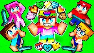 HUNTERS vs CUSTOM HEARTS SPEEDRUNNER in Minecraft!