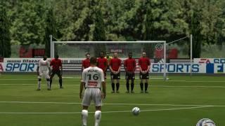 4Dedos [Fifa 2005] Free Kick Gameplay